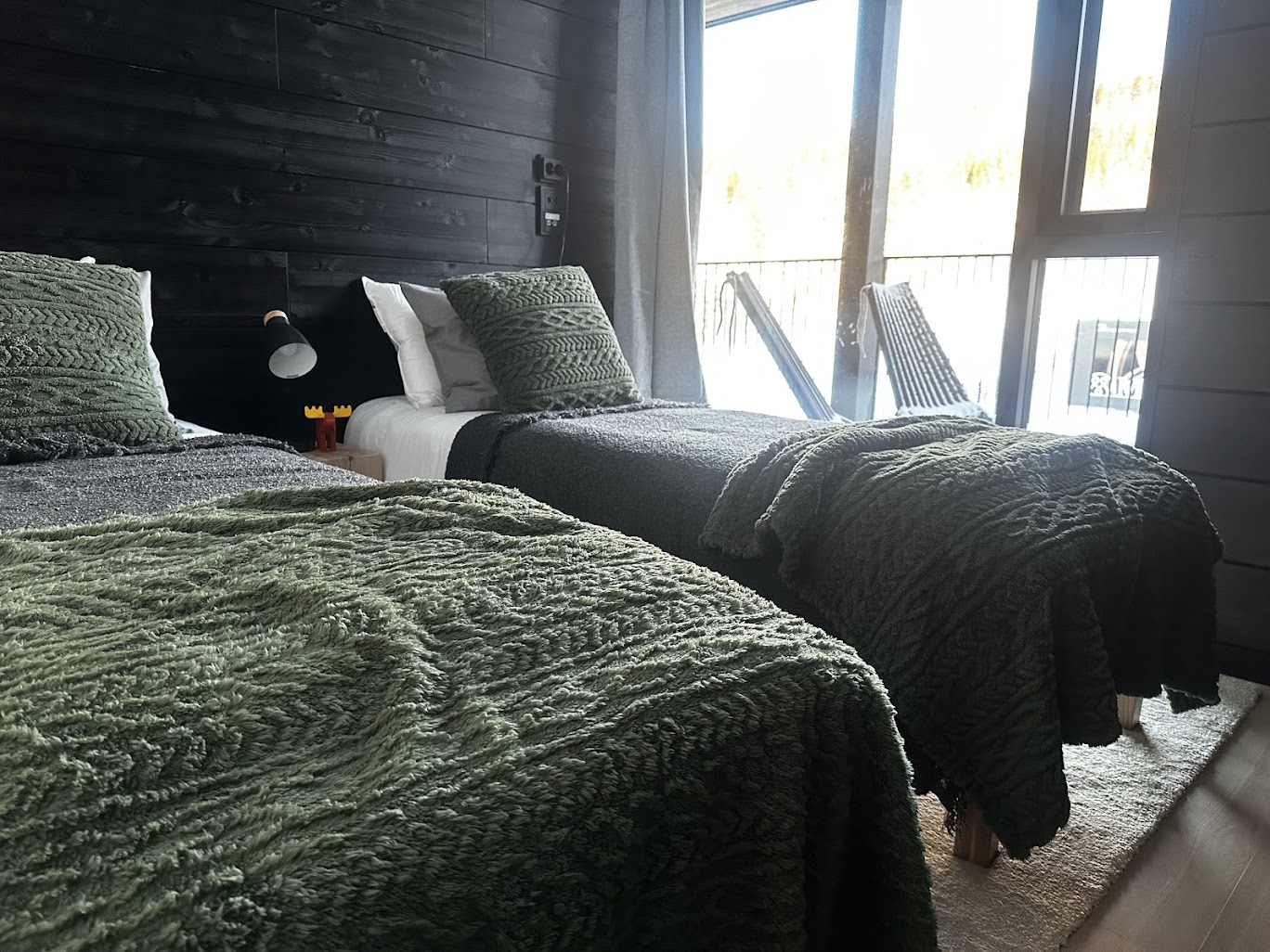 Detail at Snow & Pine — natural materials, Nordic craftsmanship